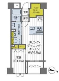 イニシアイオ目黒学芸大学2 2階 間取り図