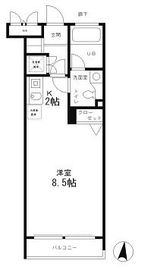 レジディア笹塚 507 間取り図