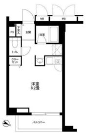 エスポワール渋谷松濤 6階 間取り図