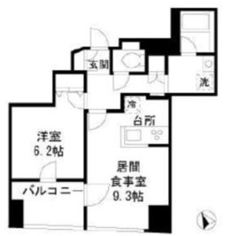 セルクル落合 7階 間取り図