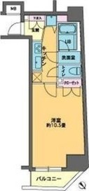 カスタリア東日本橋2 305 間取り図