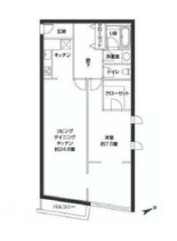 カスタリア西麻布霞町 310 間取り図