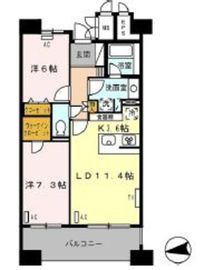 ロイヤルパークス西新井 1304 間取り図