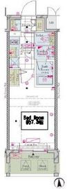 コンシェリア浜松町マスターズヴィラ 13階 間取り図