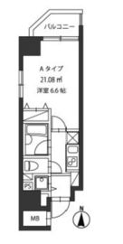 レジディア新御茶ノ水 205 間取り図