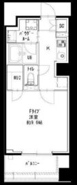 オハグランデ品川 210 間取り図