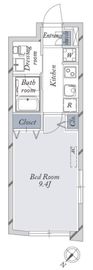 La Douceur文京大塚 (ラドゥセール文京大塚) W202 間取り図