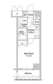 コンフォリア豊洲 606 間取り図