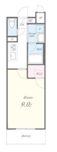 モンテルーチェ 302 間取り図