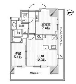 M白金台 401 間取り図