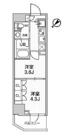 ARKMARK巣鴨sta. (アークマーク巣鴨sta.) 702 間取り図