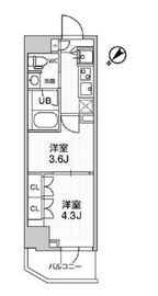 ARKMARK巣鴨sta. (アークマーク巣鴨sta.) 1002 間取り図