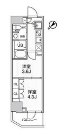 ARKMARK巣鴨sta. (アークマーク巣鴨sta.) 1002 間取り図