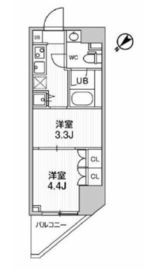 ARKMARK巣鴨sta. (アークマーク巣鴨sta.) 701 間取り図