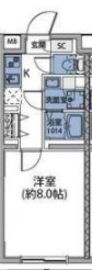 ルネサンスコート中目黒 204 間取り図