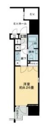 パトリア九段下 801 間取り図