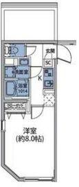 ルネサンスコート中目黒 401 間取り図