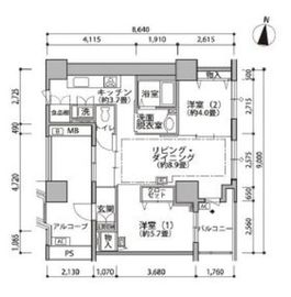 東雲キャナルコートCODAN 19-708 間取り図