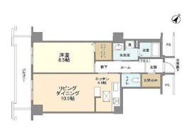 トルナーレ日本橋浜町 39階 間取り図