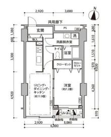 東雲キャナルコートCODAN 11-803 間取り図