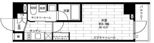 ステージグランデ茅場町 3階 間取り図