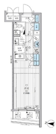 ランドステージ両国 4階 間取り図