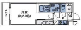 ルネサンスコート目黒 204 間取り図