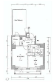 クレイシア蔵前 12階 間取り図