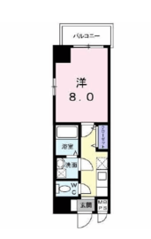 エトワールブランシュ新橋 701 間取り図