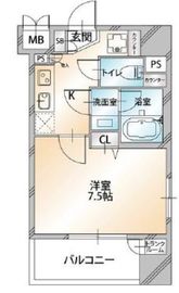 プライブ恵比寿 2階 間取り図