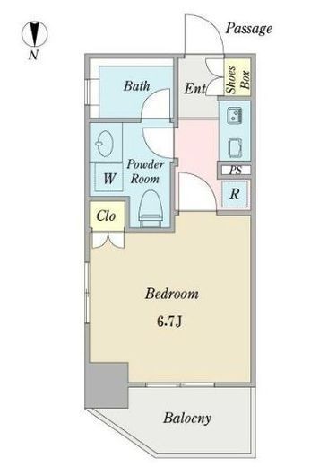 STM高田馬場 401 間取り図