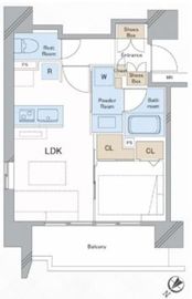 タウンステイプラス芝浦annex 202 間取り図