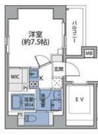 ルネサンスコート錦糸町 201 間取り図