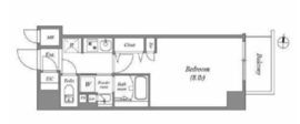 ルネサンスコート錦糸町 702 間取り図