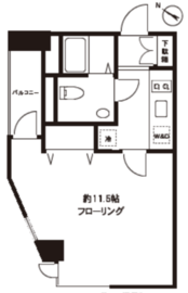 アビターレ霞町 401 間取り図