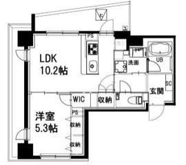 市ヶ谷仲之町ヒルズ S210 間取り図