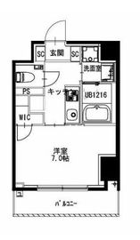 市ヶ谷仲之町ヒルズ N202 間取り図