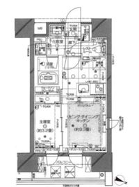 ピアース渋谷ウエスト 3階 間取り図