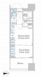 シティタワー銀座東 4階 間取り図