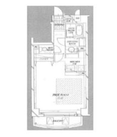 スカーラ代官山 2階 間取り図