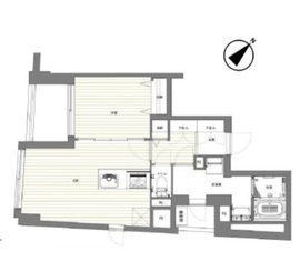 シティテラス赤坂 501 間取り図