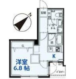 市ヶ谷仲之町ヒルズ N306 間取り図