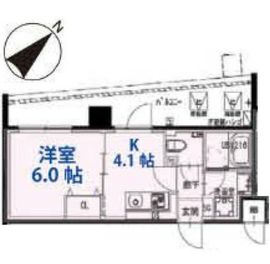 市ヶ谷仲之町ヒルズ N407 間取り図