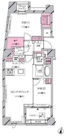 ブランズ桜新町 104 間取り図