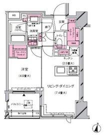 ブランズ桜新町 110 間取り図