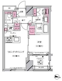 ブランズ桜新町 1階 間取り図