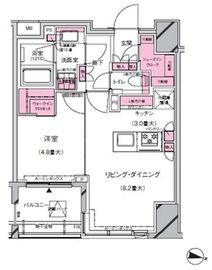 ブランズ桜新町 210 間取り図