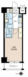 レオーネ新御徒町 802 間取り図