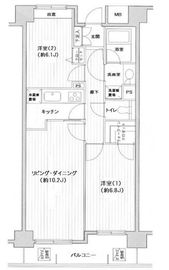 プライムアーバン目黒リバーフロント 703 間取り図