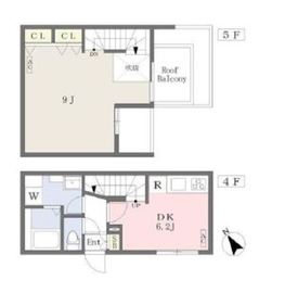 リーガランド三田 401 間取り図
